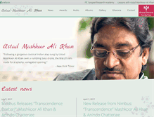 Tablet Screenshot of mashkooralikhan.com